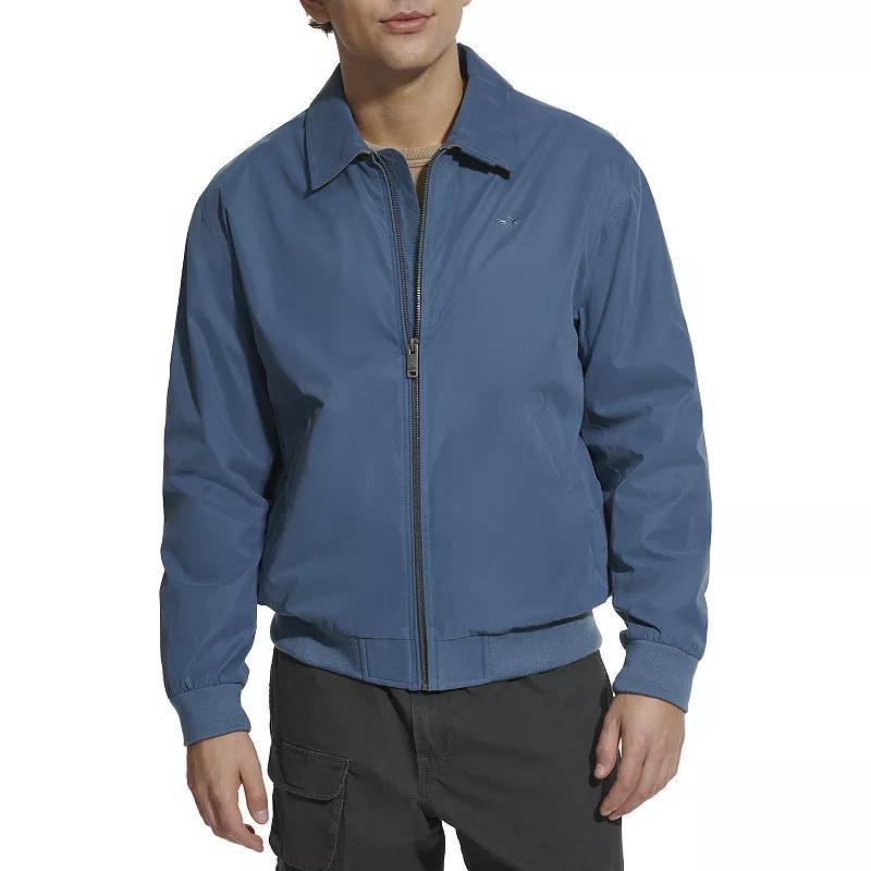 Men's Dockers® Micro-Twill Golf Bomber Jacket, Size: Large, Harvest Gold Product Image