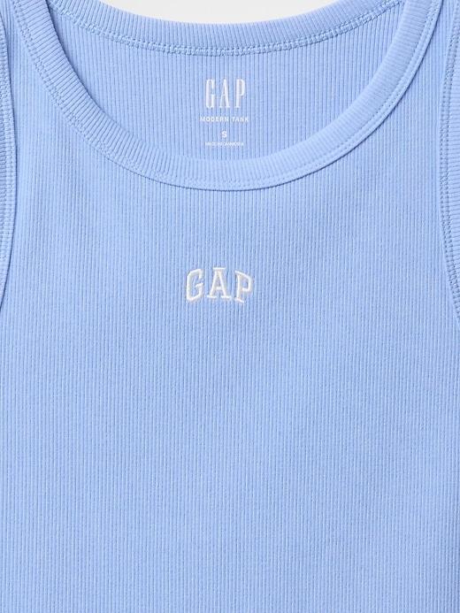 Modern Rib Logo Halter Top Product Image