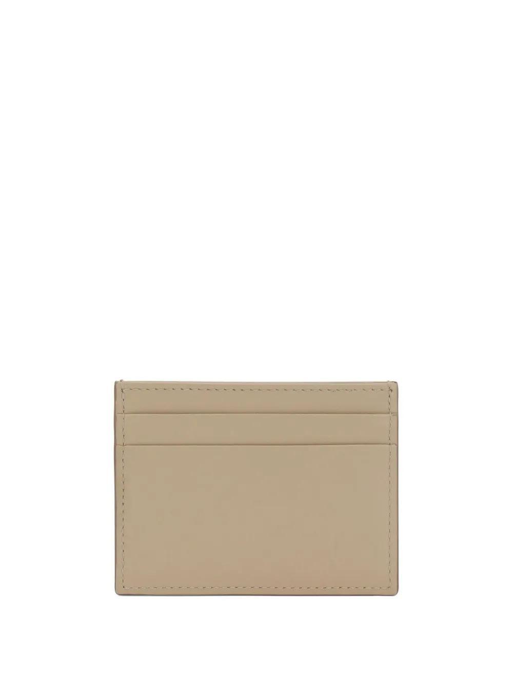 DOLCE & GABBANA Card Holder With Embossed Logo In Nero Product Image