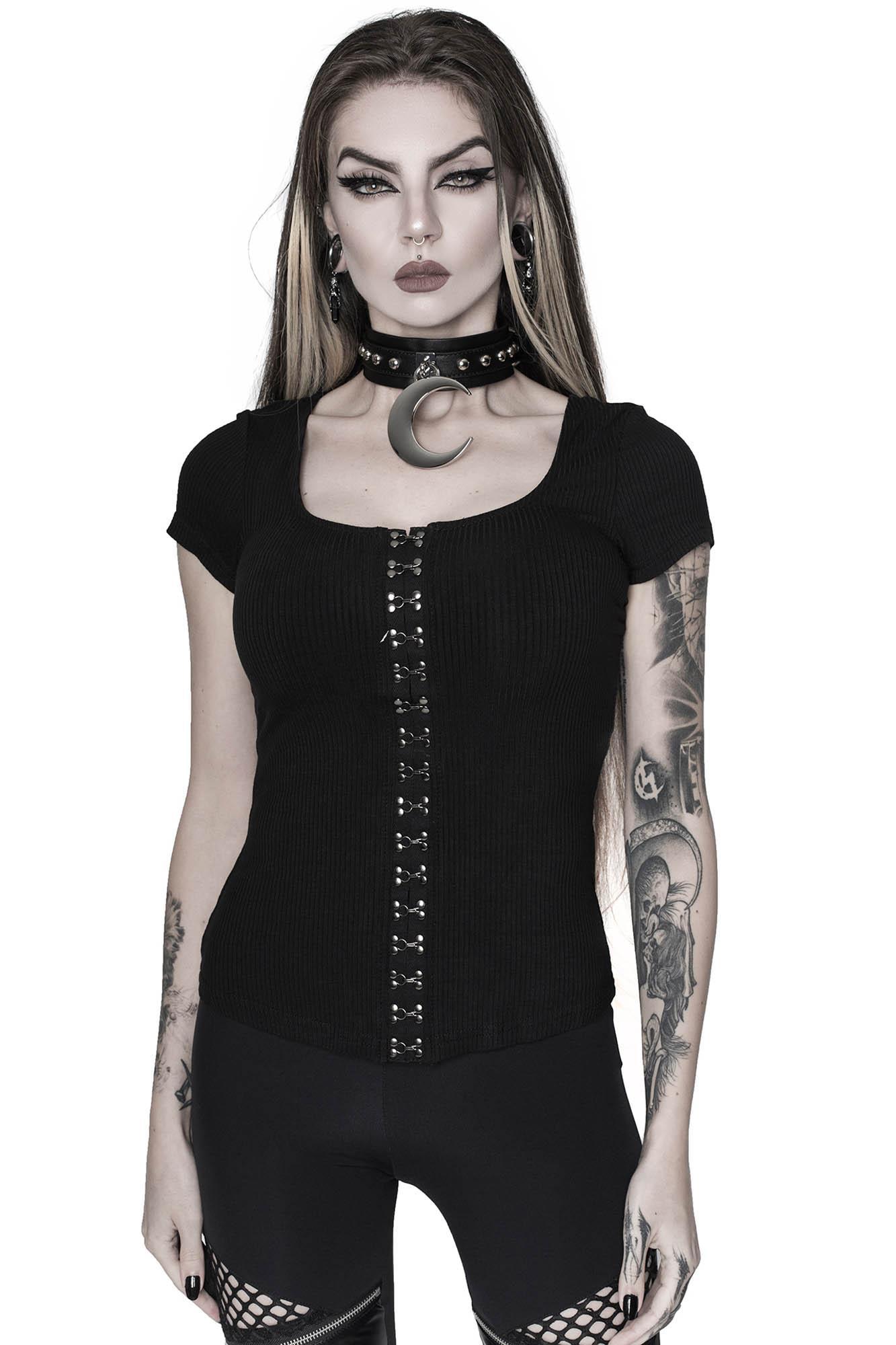 Eye C U Cap-Sleeve Top Female Product Image