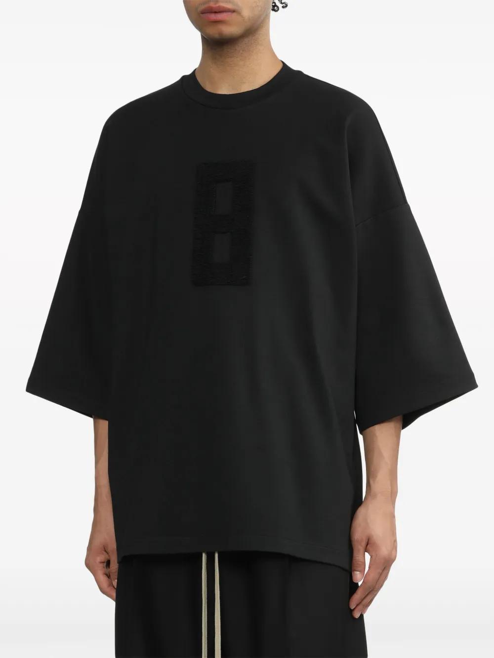Embroidered 8 oversized T-shirt Product Image