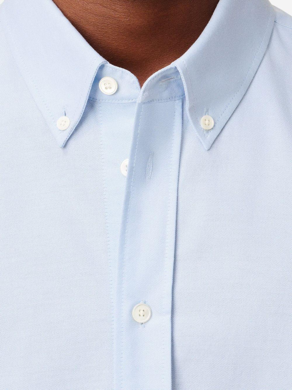 logo-embroidered cotton shirt Product Image