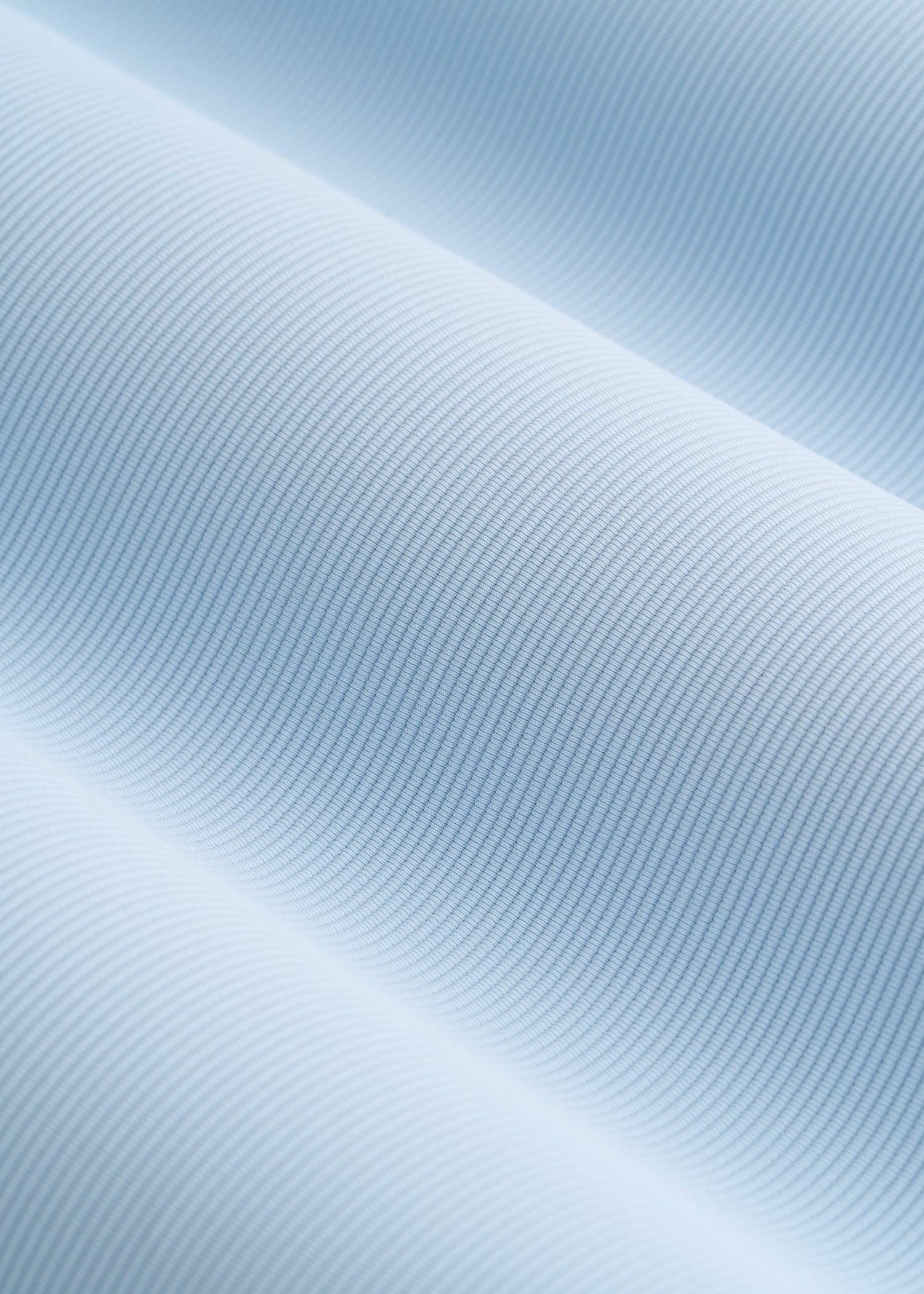 Cropped Ribbed Tank Top for Tall Women in Ice Blue Product Image