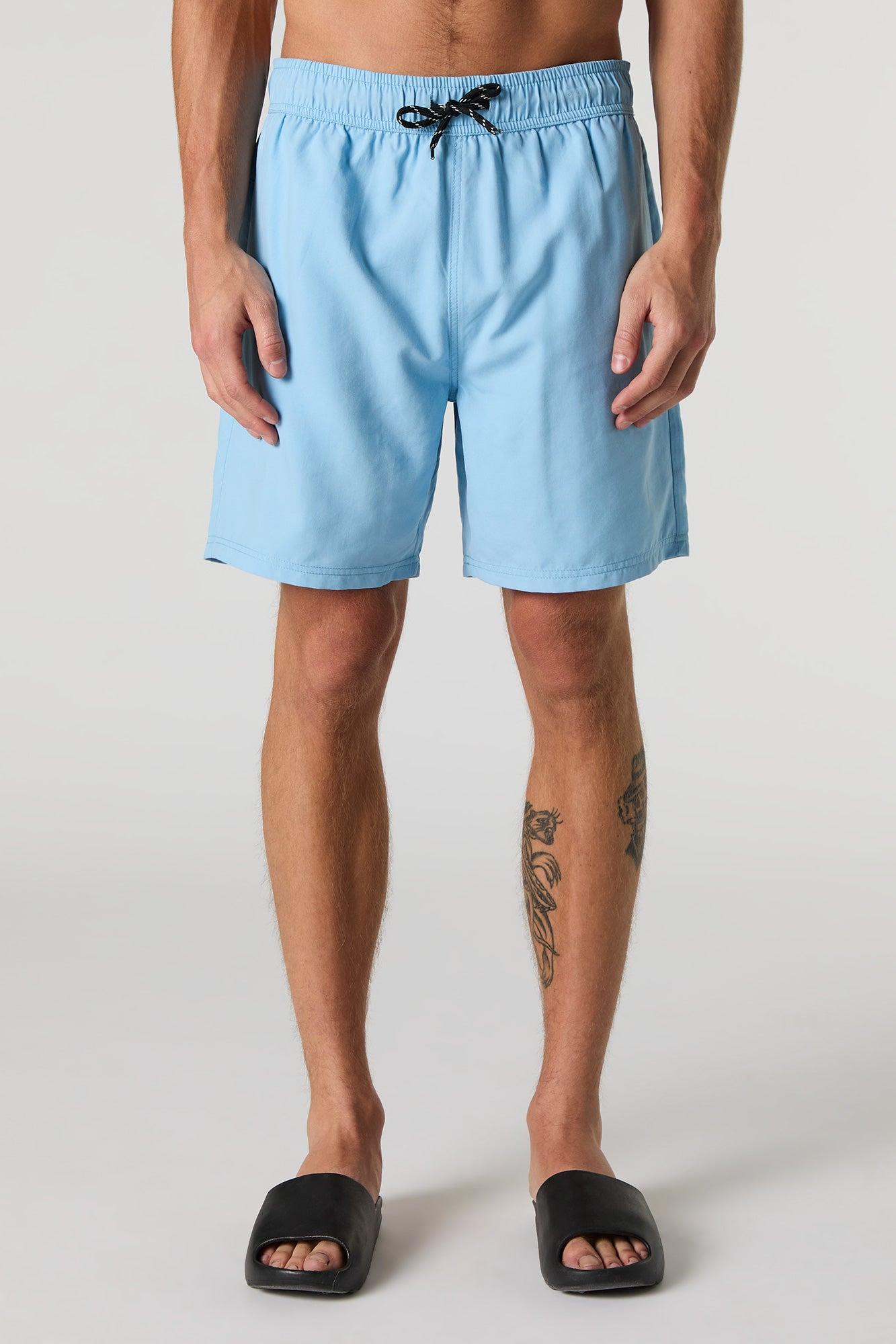 Solid Drawstring Board Short Male Product Image