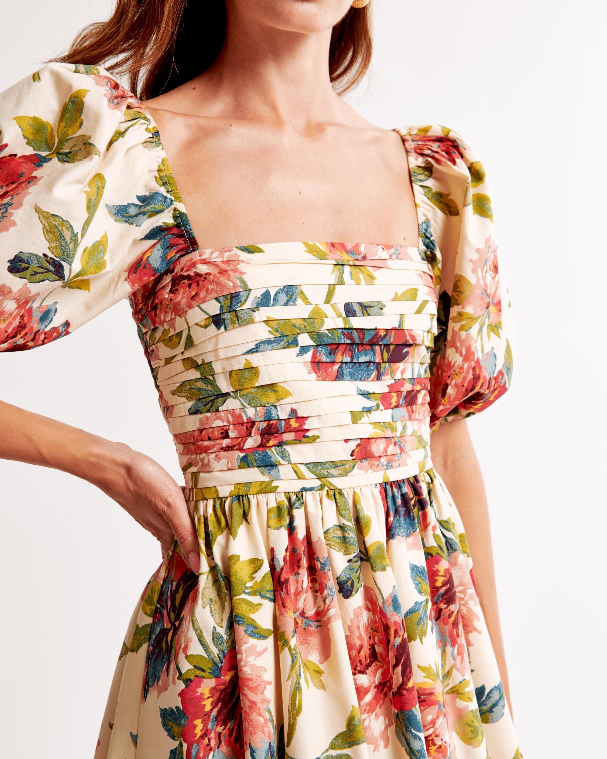 The A&F Emerson Waisted Poplin Mini Dress Product Image