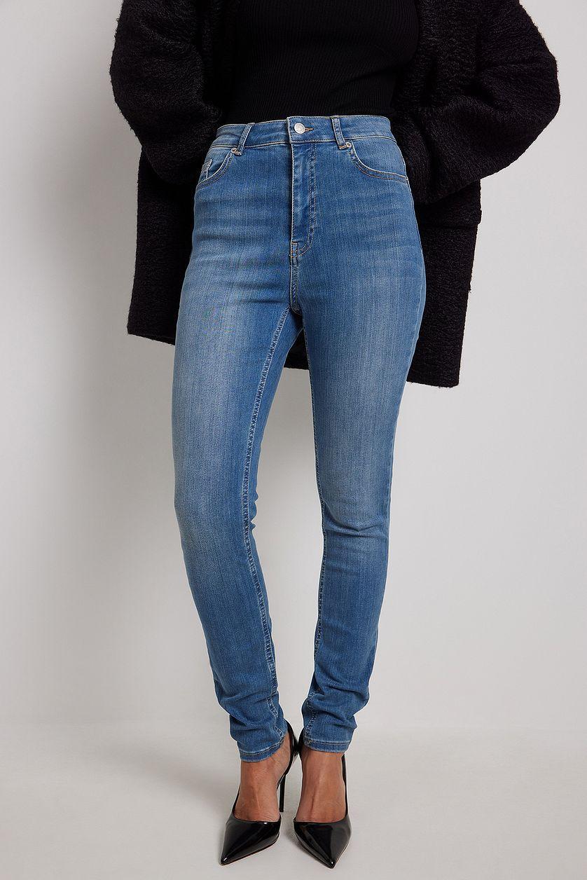 Skinny High Waist Stretch Jeans Product Image