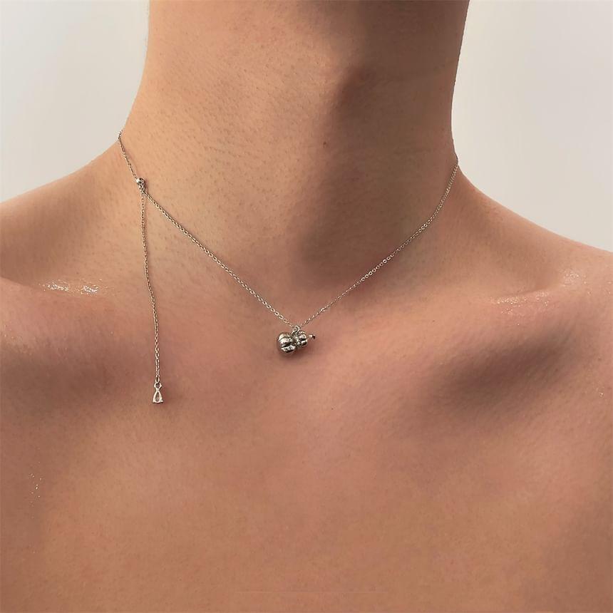 Groud Alloy Pendant Faux Pearl Choker Product Image