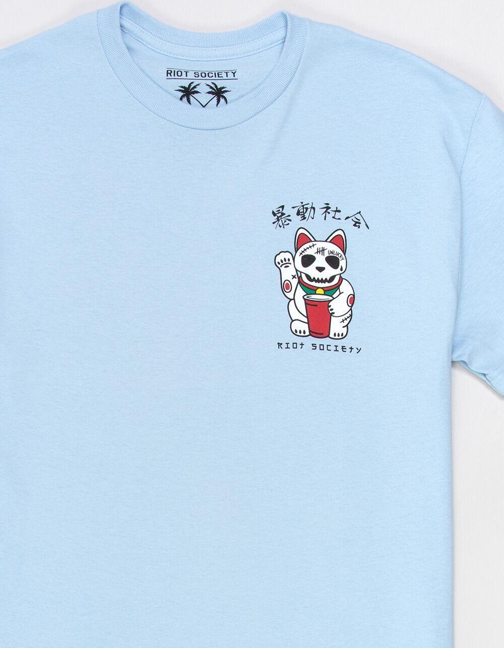 RIOT SOCIETY Lucky Cat Mens Tee Product Image