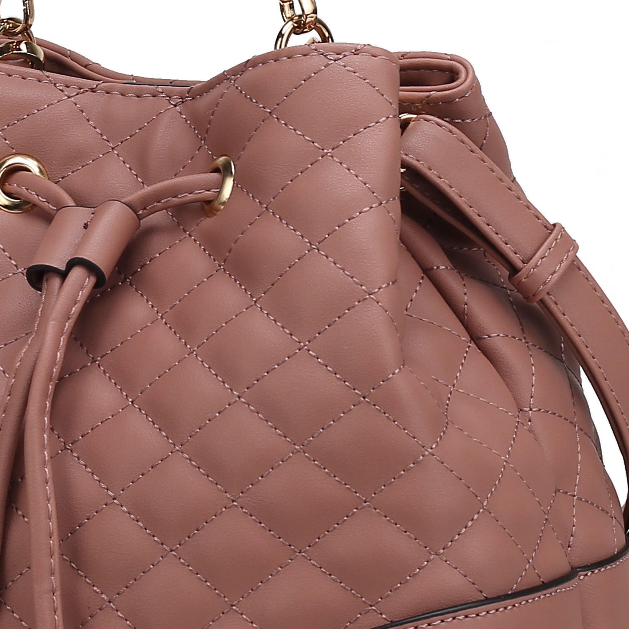 MKF Collection Women's Wendy 2 Pcs Bucket Bag With Wristlet Female Product Image
