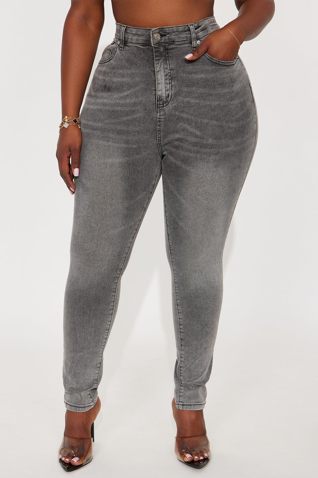 In The Black Skinny Jeans - Grey Product Image