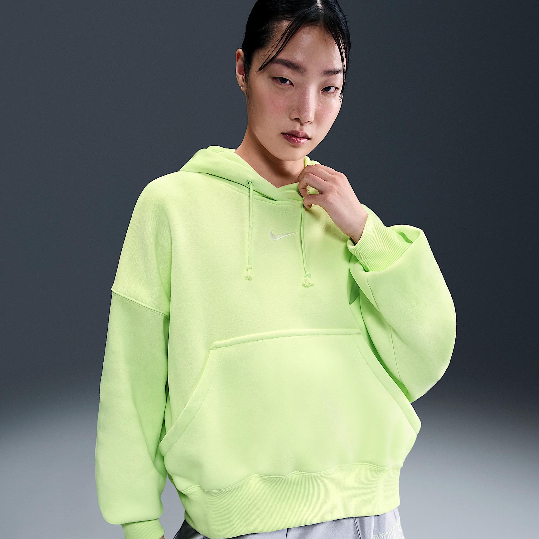 Womens Nike Sportswear Phoenix Fleece Over-Oversized Pullover Hoodie | DQ5858-218 Product Image