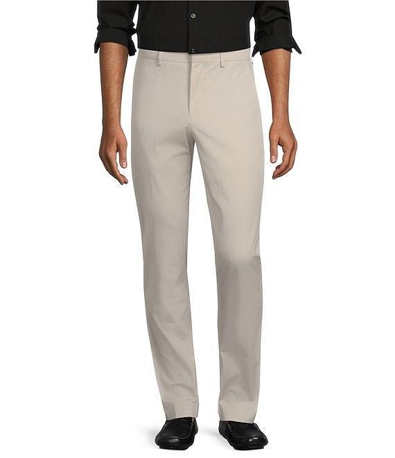 Murano Wardrobe Essentials Evan Extra Slim Fit Flat Front Tapered Leg Chino Dress Pants Product Image