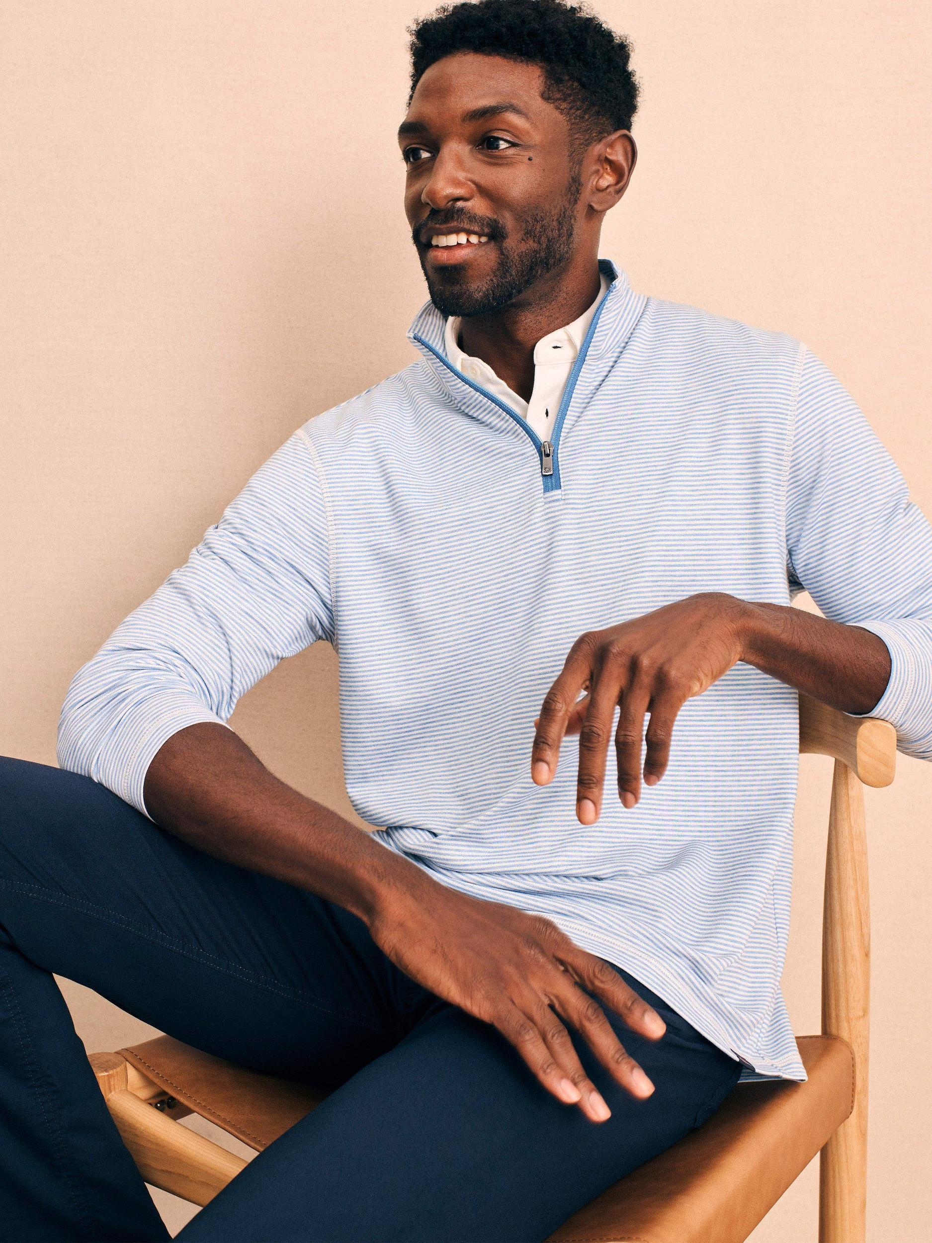 Movement™ Quarter Zip - Madaket Stripe Male Product Image