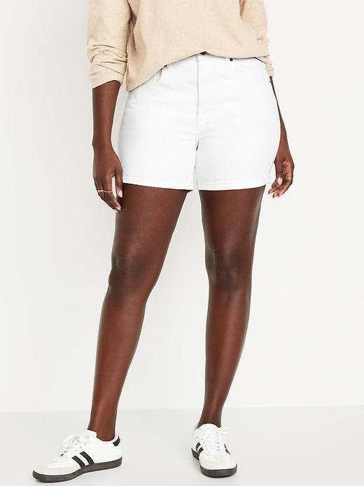 High-Waisted OG Jean Cut-Off Shorts -- 5-inch inseam Product Image