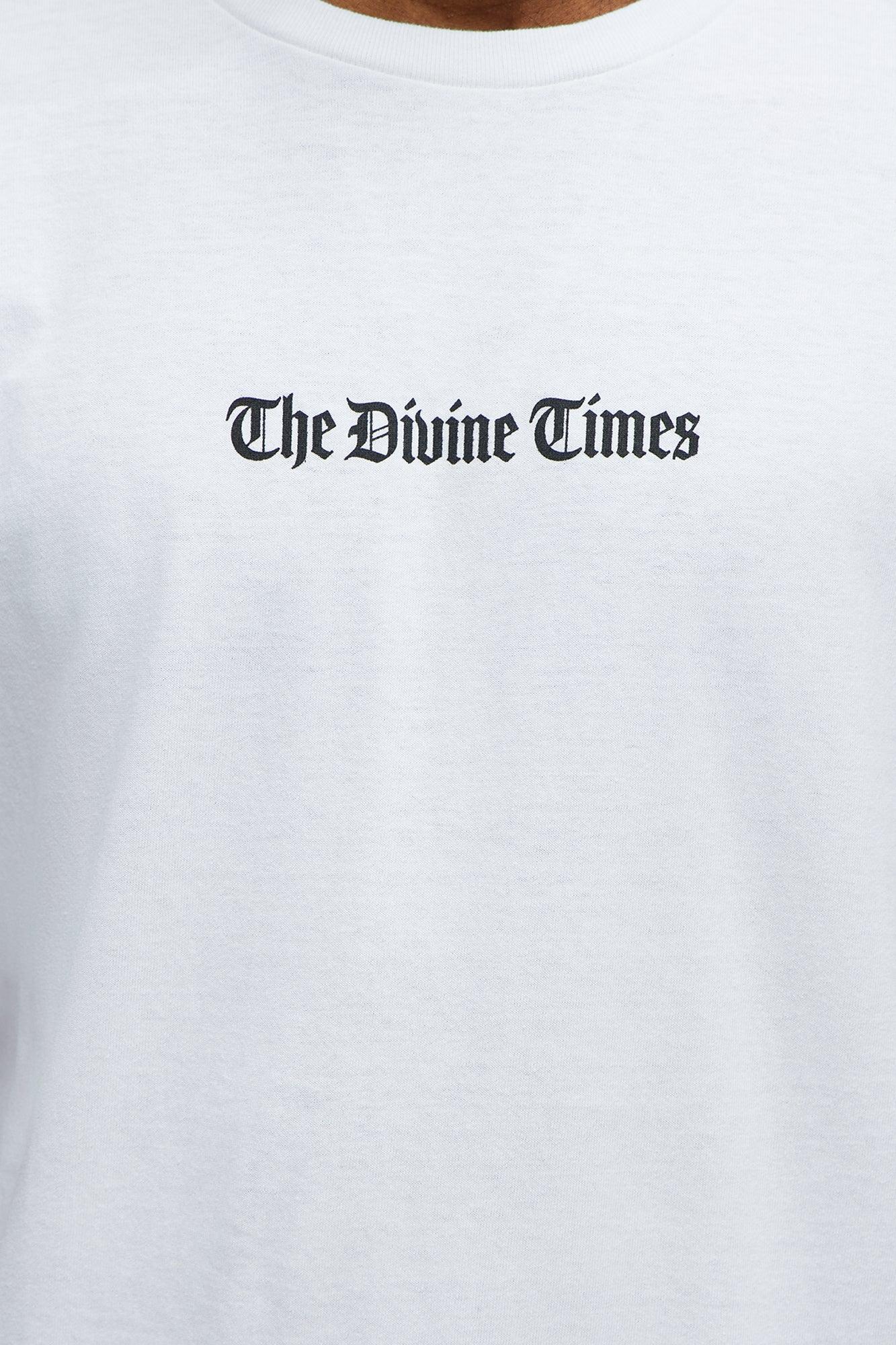The Divine Times Short Sleeve Tee - White Product Image