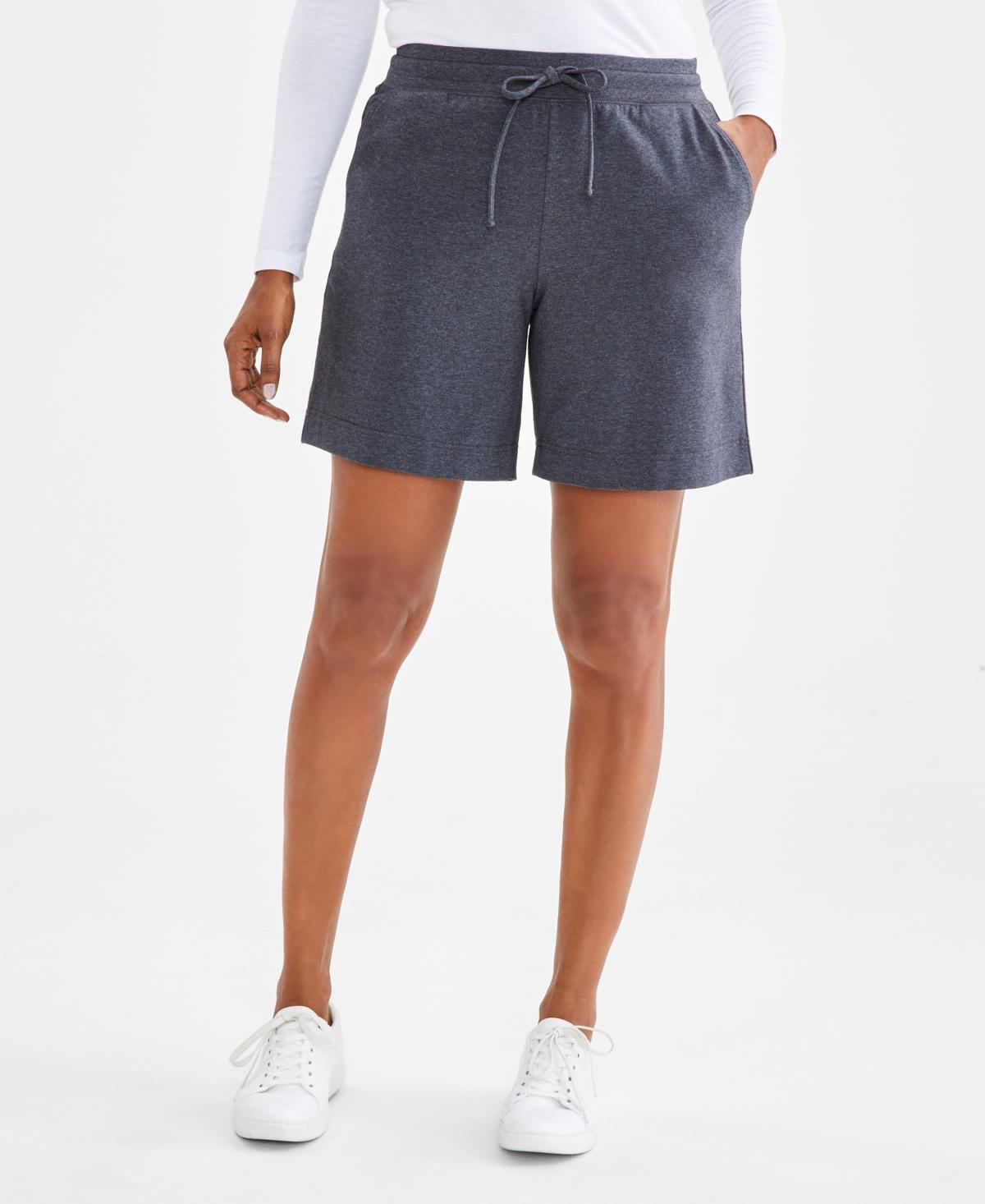Style & Co Womens Mid Rise Sweatpant Shorts, Created for Macys Product Image