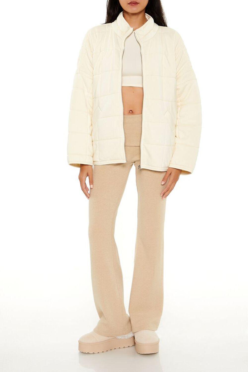 Quilted Zip-Up Jacket | Forever 21 Product Image