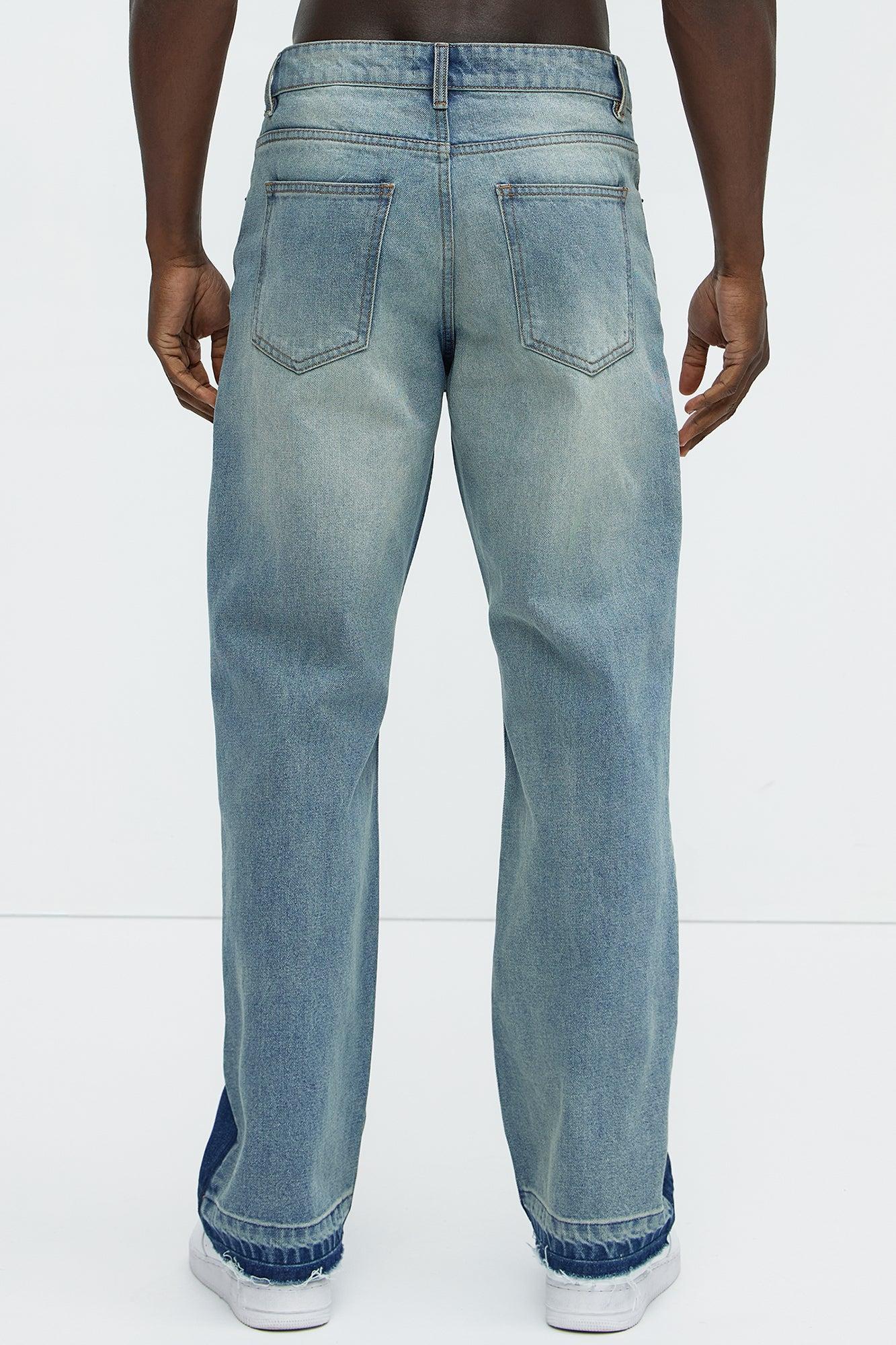 Silbano Straight Carpenter Jeans - Vintage Blue Wash Product Image