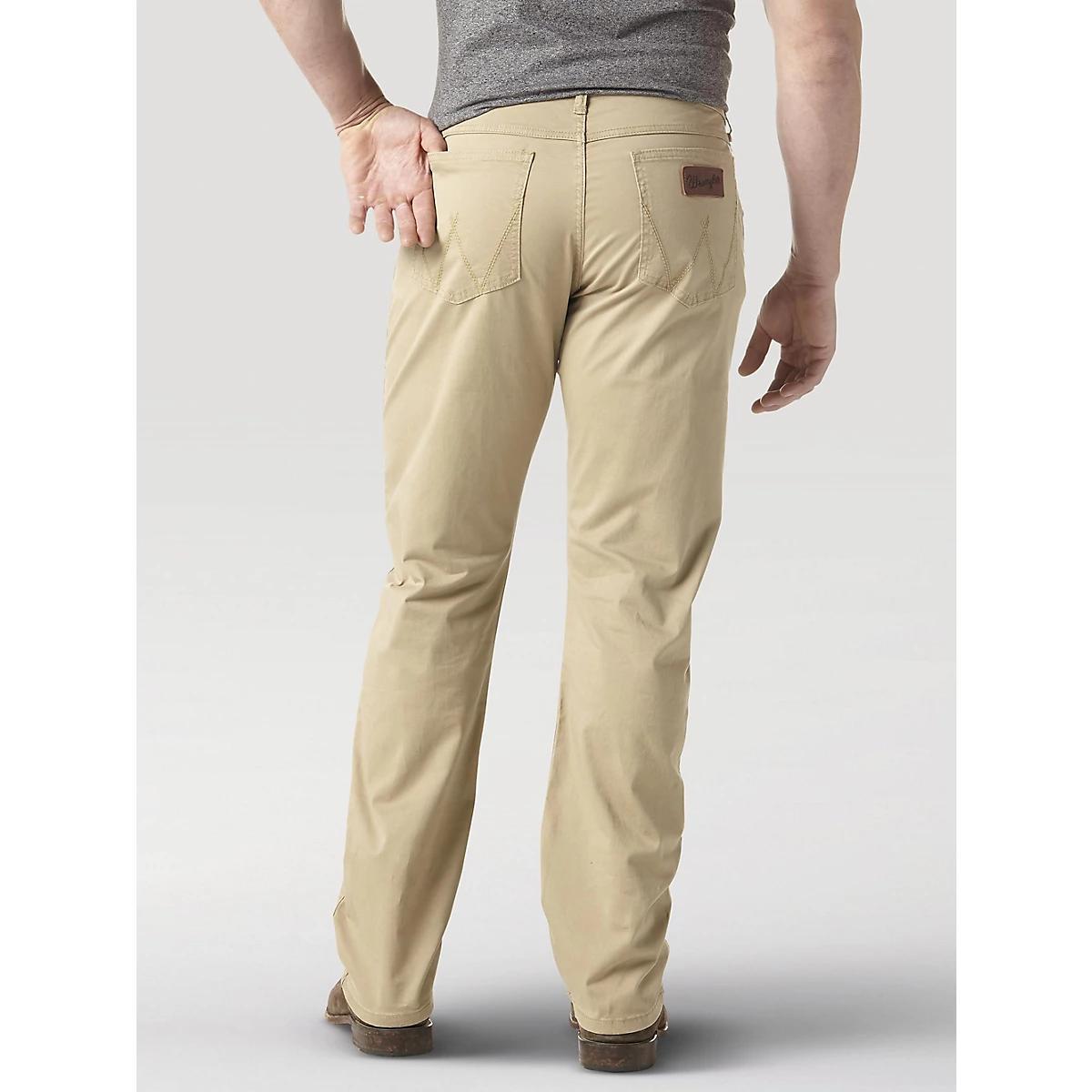 Men's Wrangler Retro® Slim Fit Straight Leg Pant in Fawn Product Image