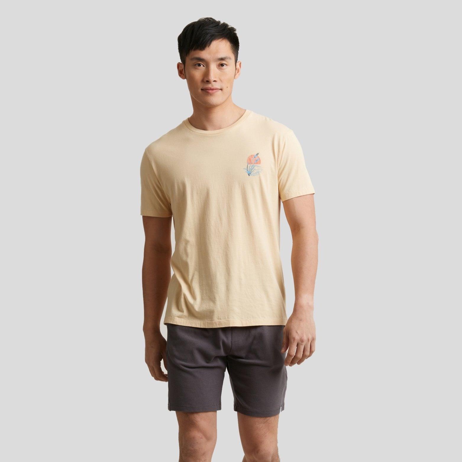 Sun Print Tee - Wheat (Final Sale)* Product Image