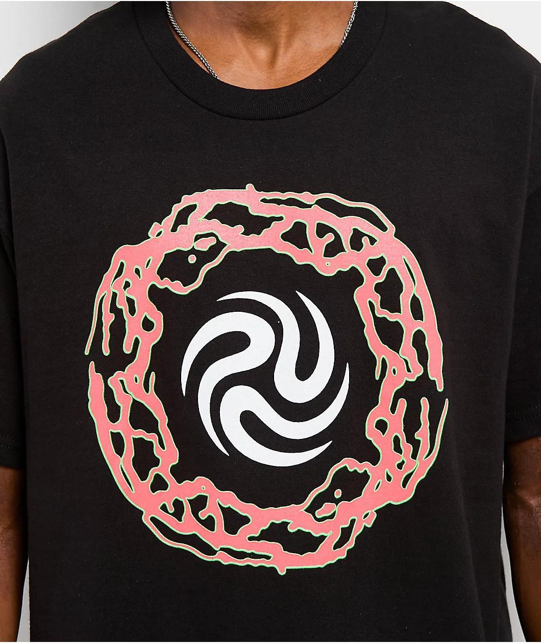 Quasi Drop Out Black T-Shirt Product Image