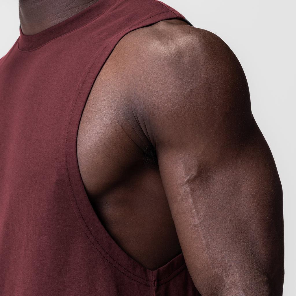 0926. Supima® Muscle Tank - Crimson Product Image