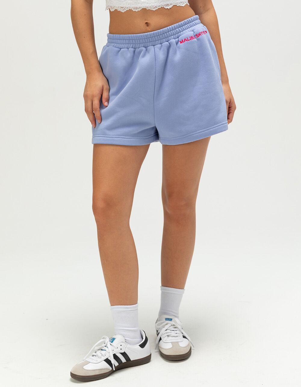 MALIBU SKYYE Meant To Be Womens Sweat Shorts - BLUE Product Image