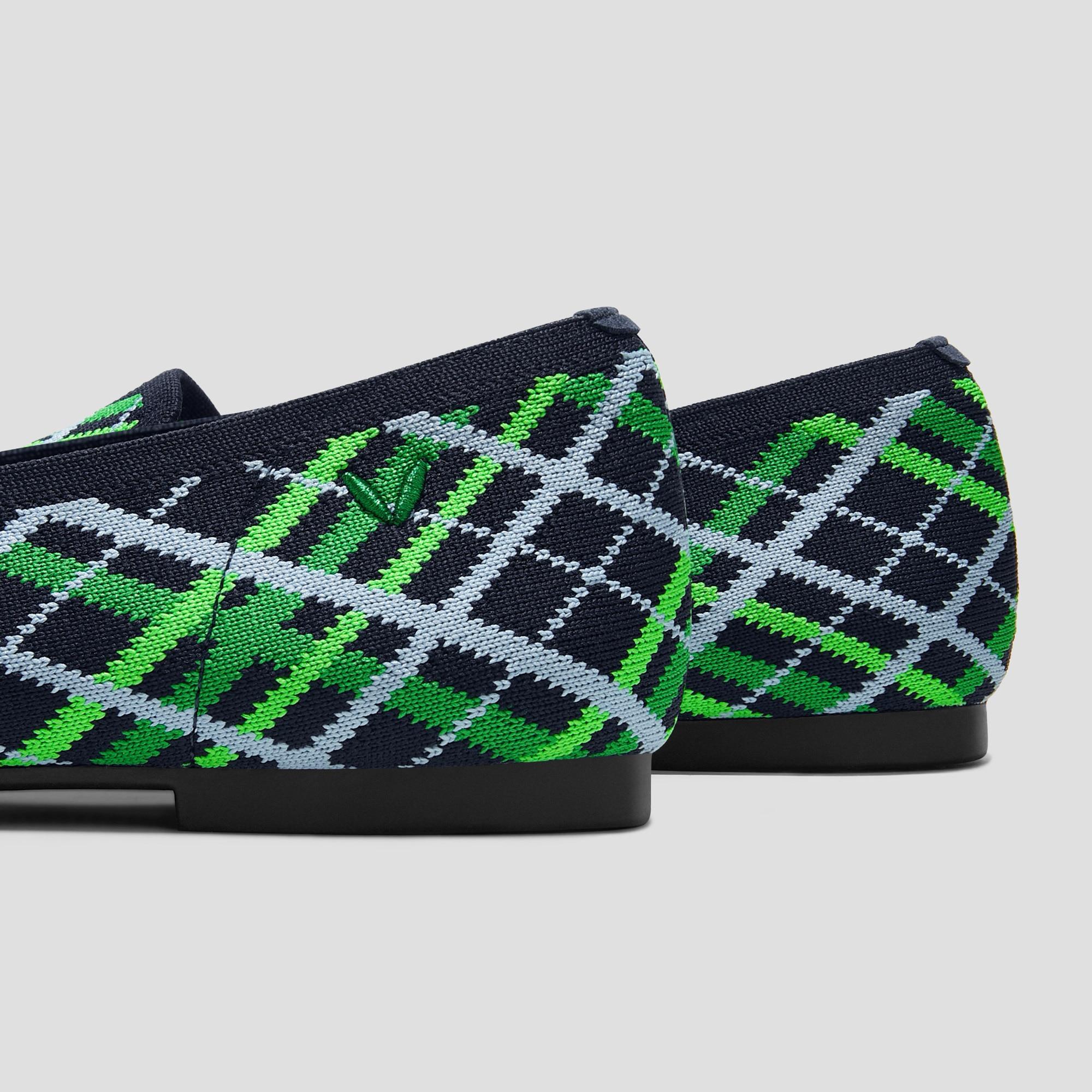 Round-Toe Woven Knit Loafer (Audrey) Product Image