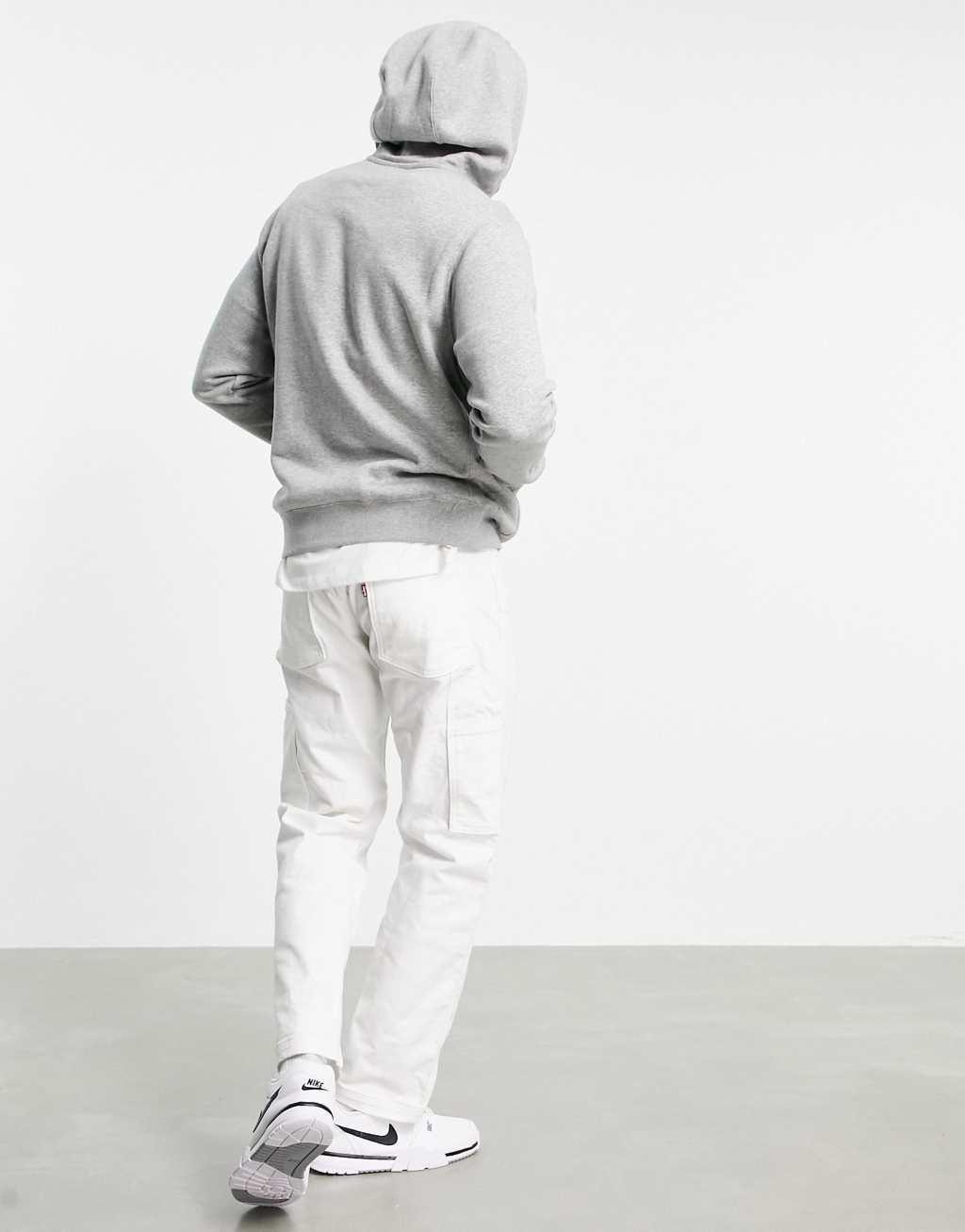 Mens Nike Sportswear Club Fleece Pullover Hoodie Dark Gray Grey Product Image