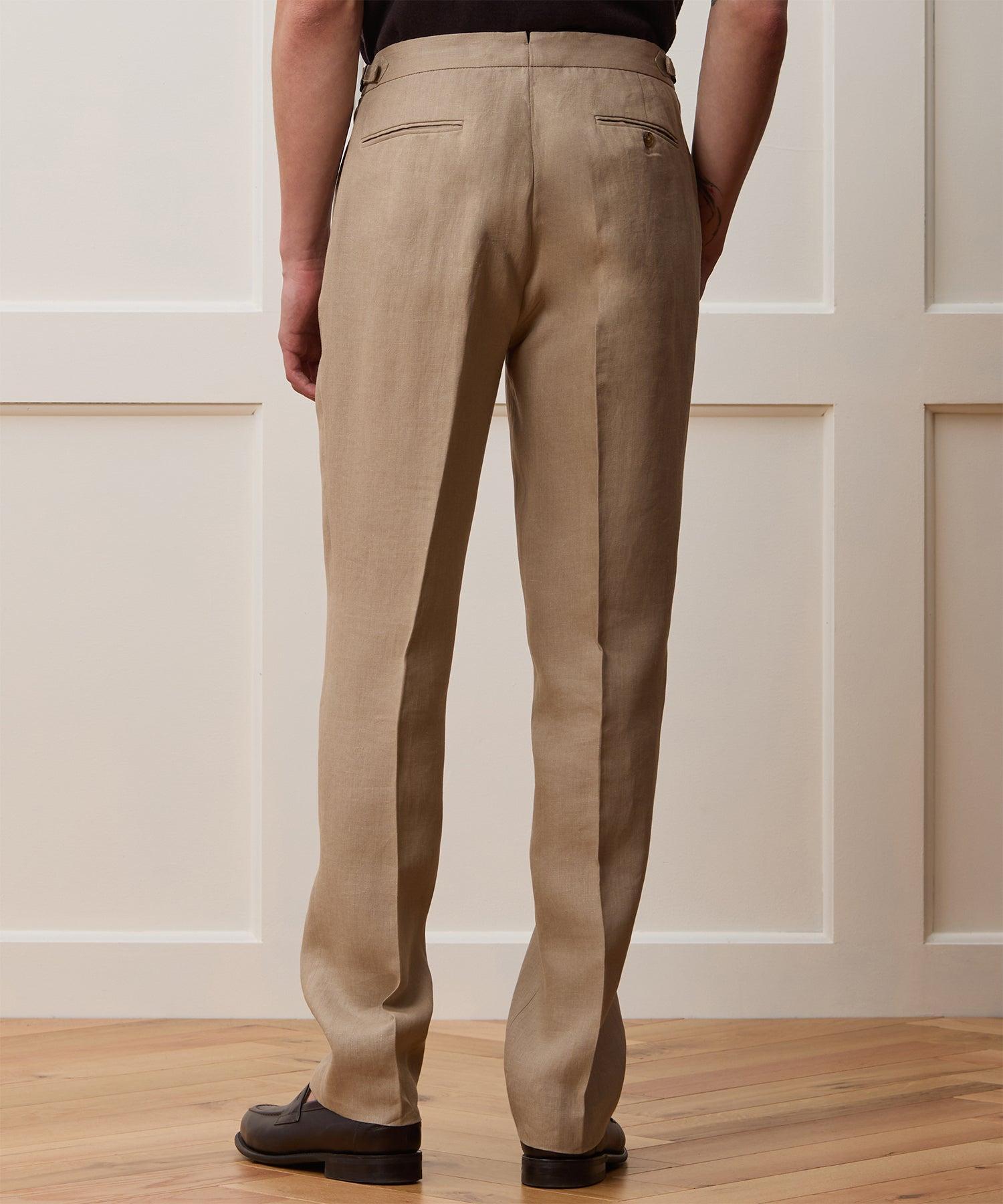 Italian Linen Side Tab Trouser Product Image