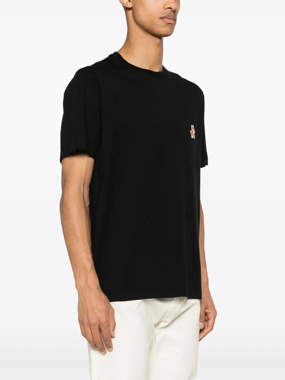 fox-patch cotton T-shirt Product Image