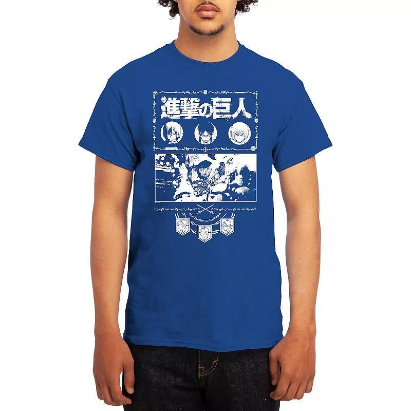 Men's Attack on Titan Ornate Collage Graphic Tee, Boy's, Size: Small, Red Product Image