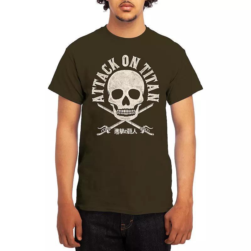 Men's Attack on Titan Red Titan Versus Titan Tee, Boy's, Size: Medium, Blue Product Image
