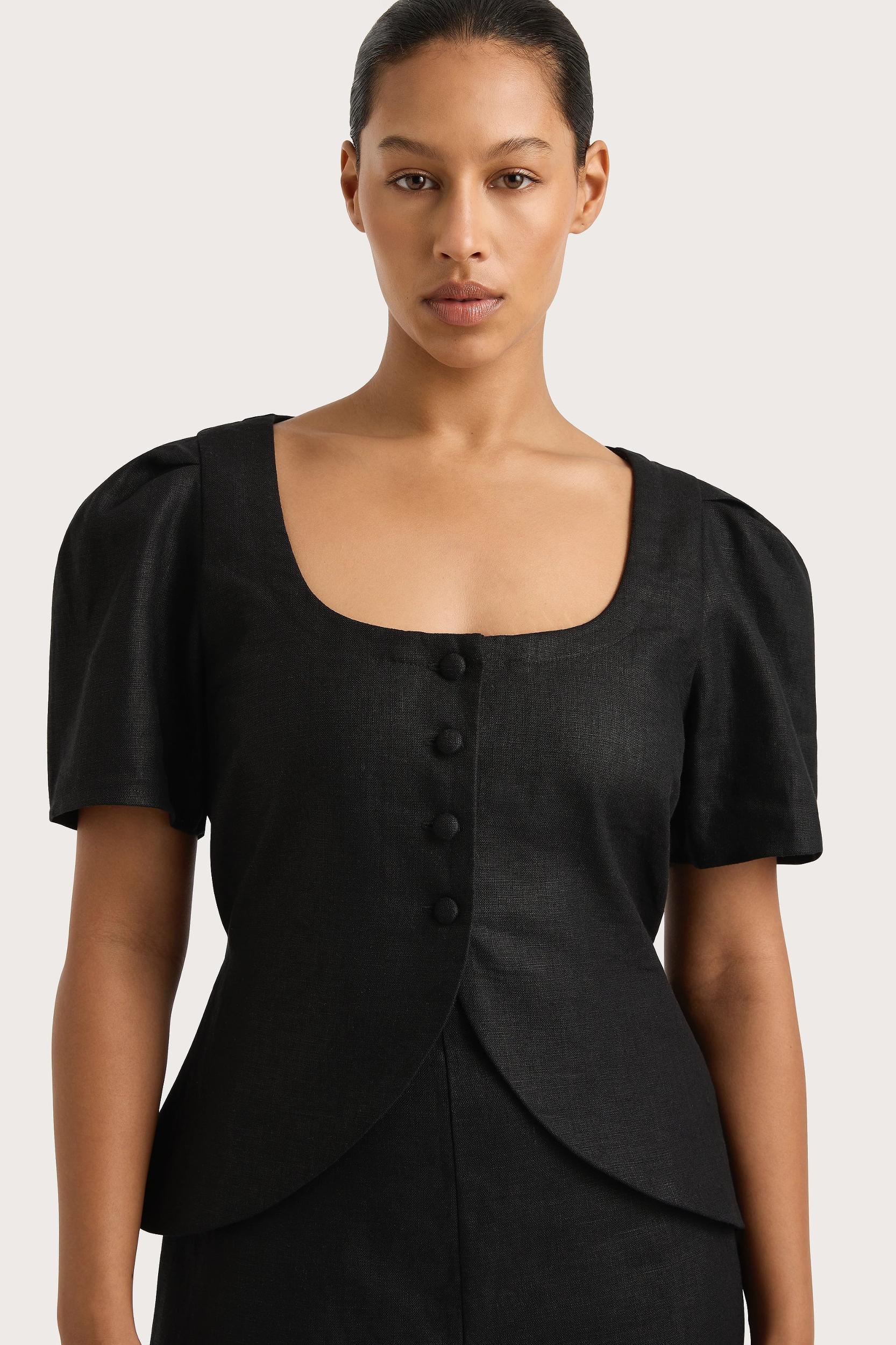 Emma Vest Black - Final Sale Product Image