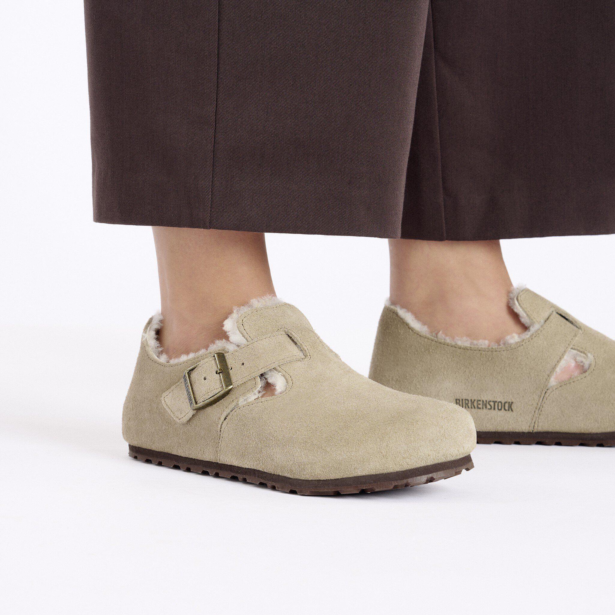 London Shearling Suede Leather Product Image
