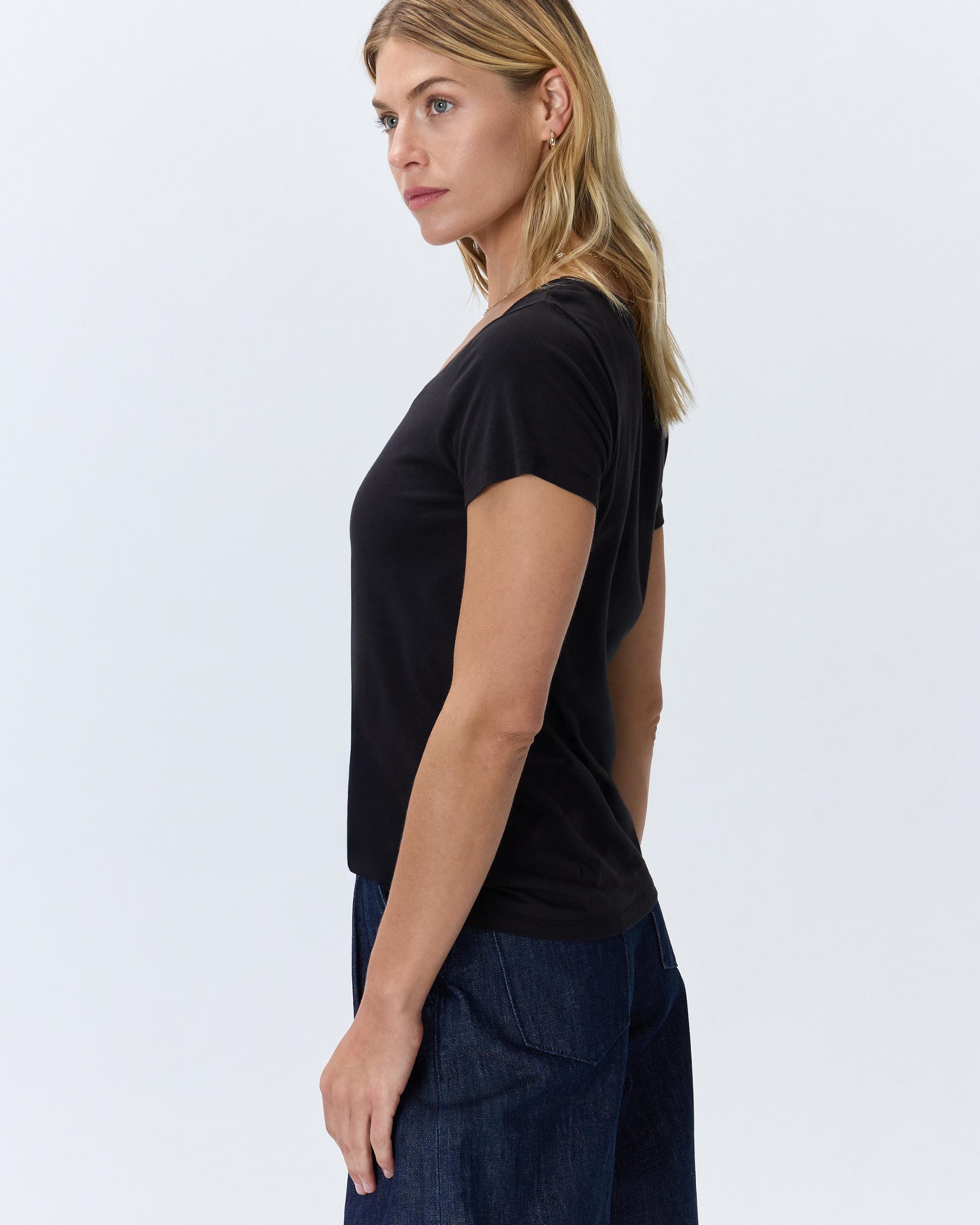 Quince | Women's Cotton Modal Crew Neck T-Shirt Size XL, Cotton/Modal Product Image