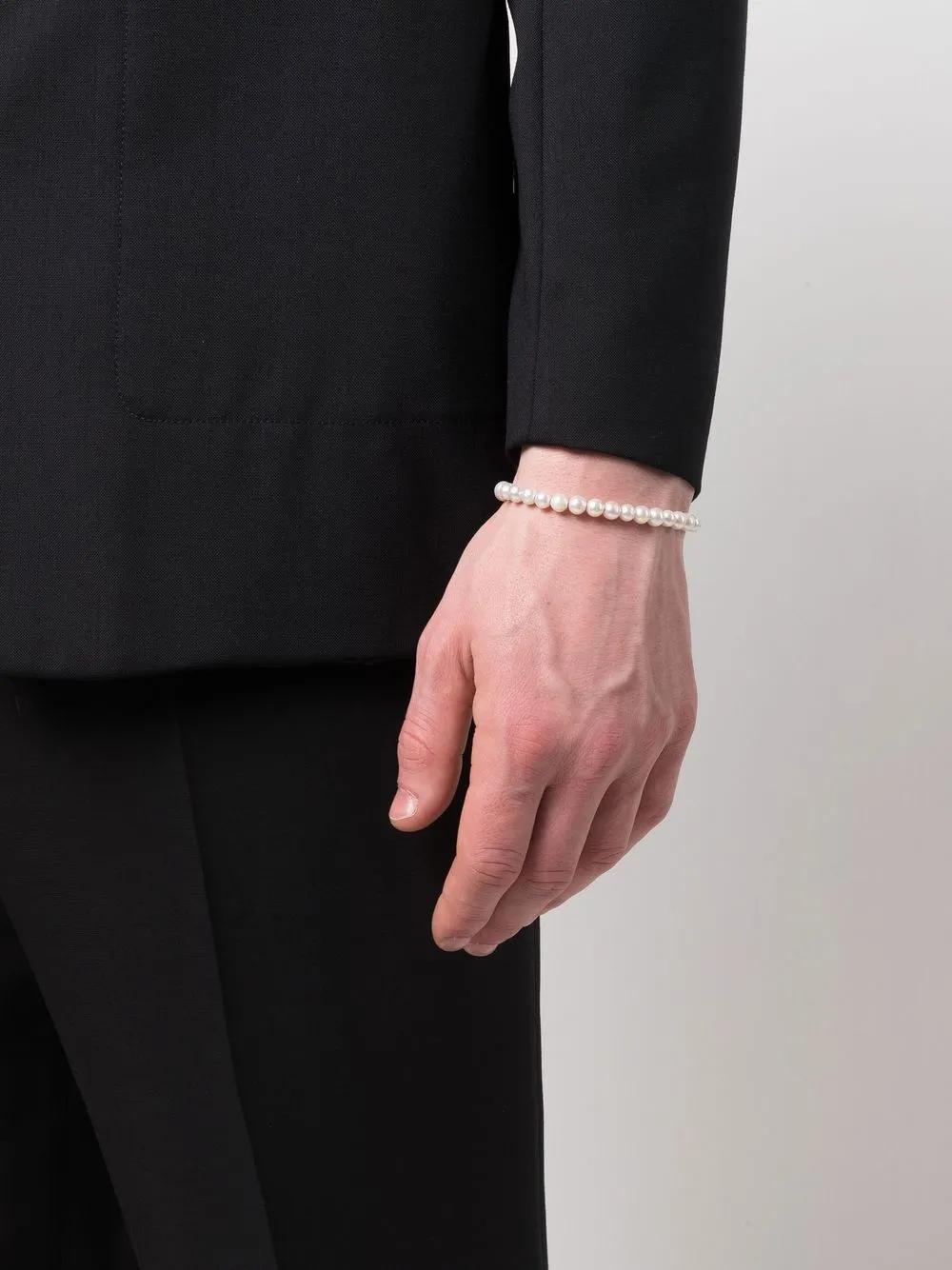 EMANUELE BICOCCHI Freshwater Pearl Bracelet In Silver Product Image