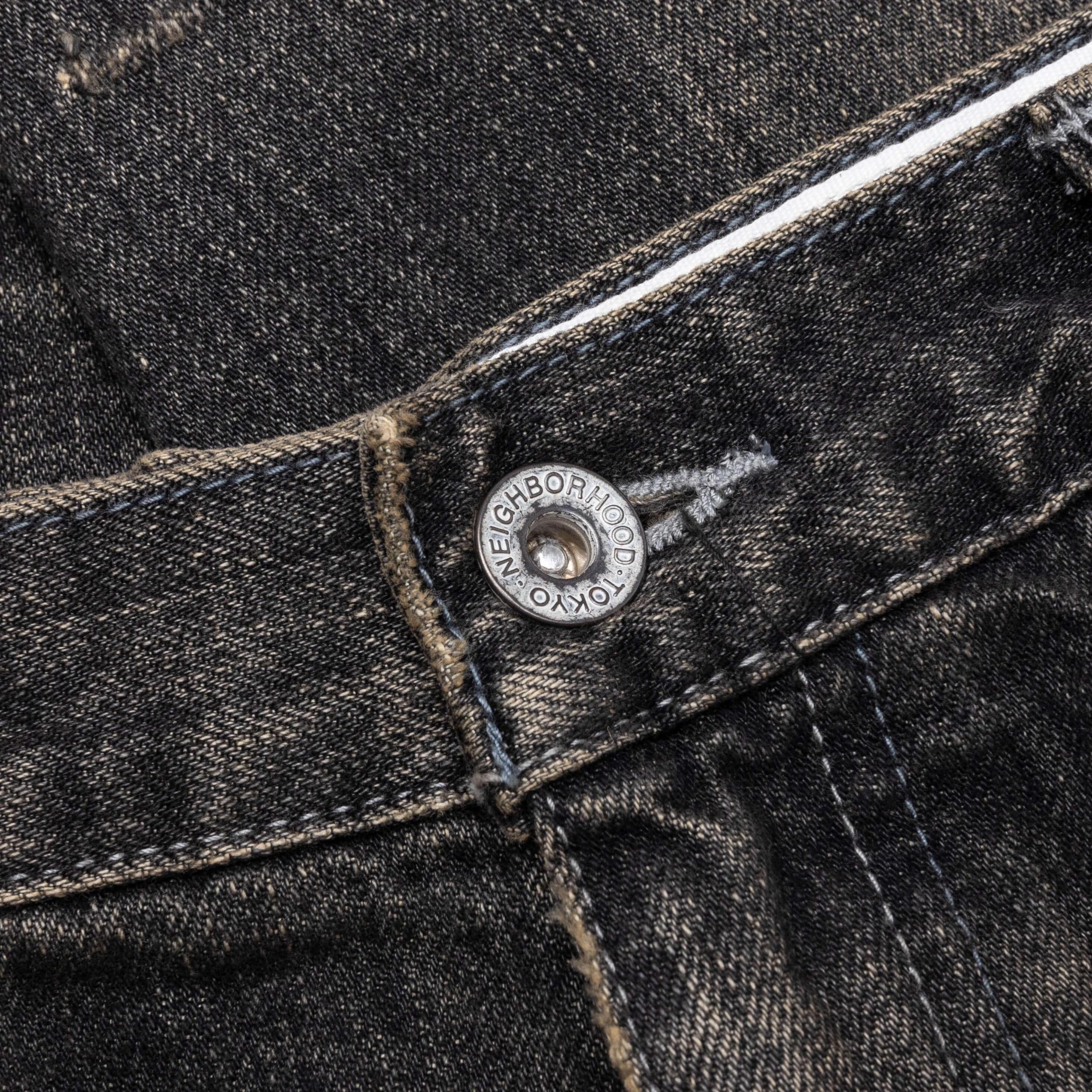 Savage Denim DP Wide Pants - Black Male Product Image
