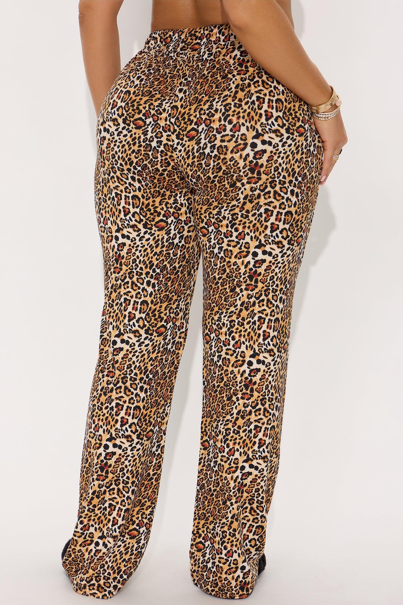 Can't Be Tamed PJ Pants - Leopard Product Image