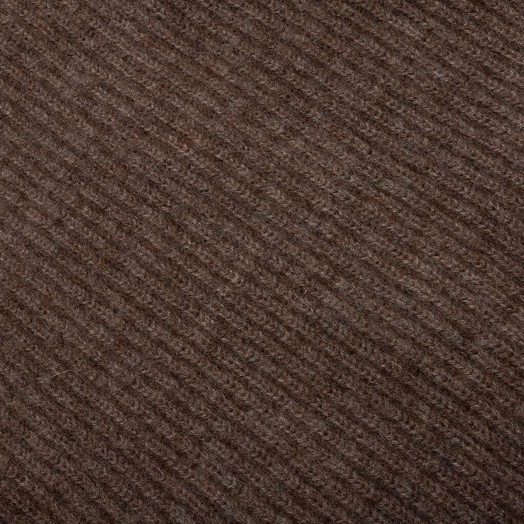 Button-Up Long-Sleeved Cardigan - Walnut Female Product Image
