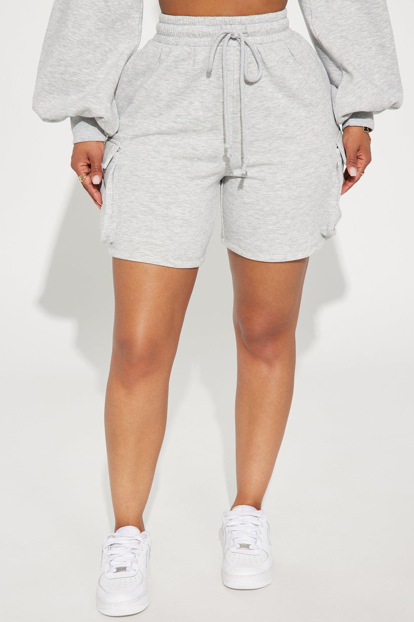 Easy Weekends Lounge Shorts - Heather Grey Product Image