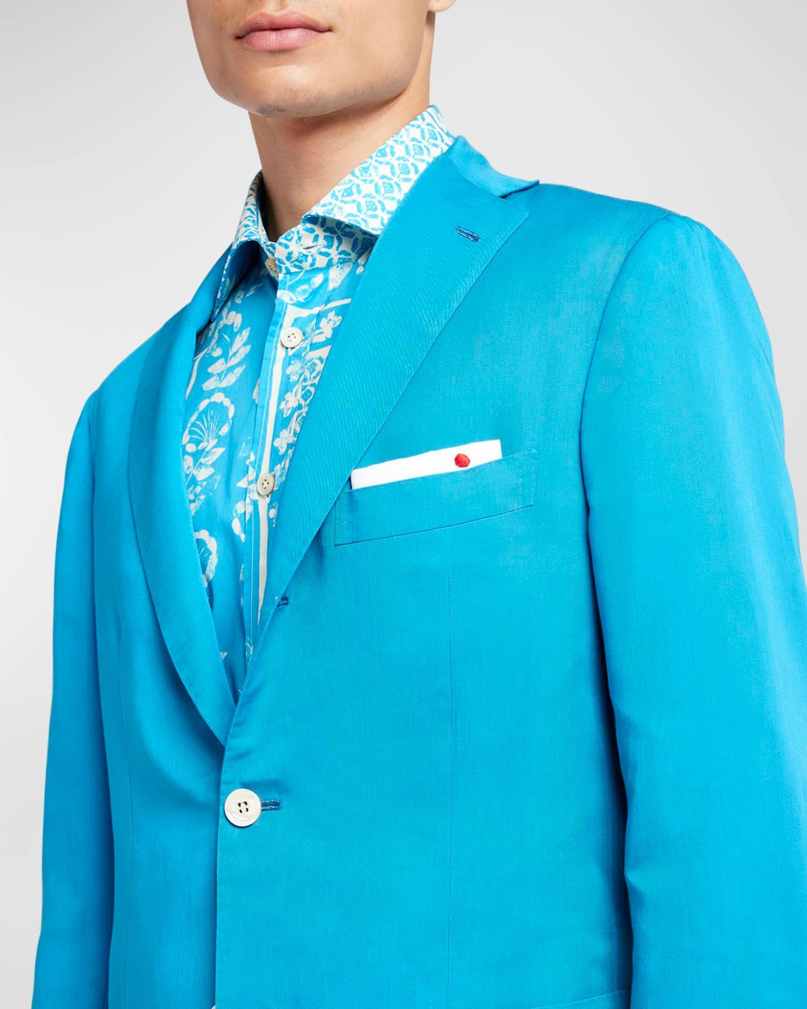 Men's Solid Lyocell-Blend Sport Coat Product Image