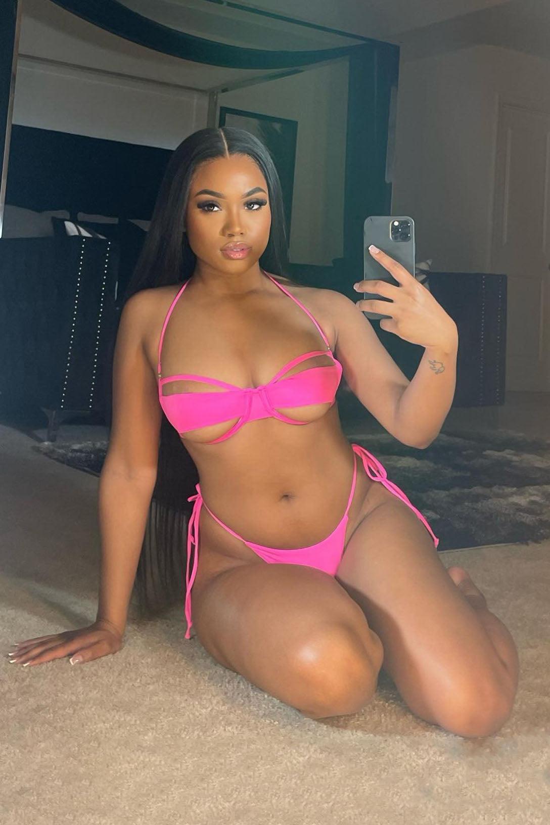 Flights To Miami 2 Piece Bikini - Pink Product Image