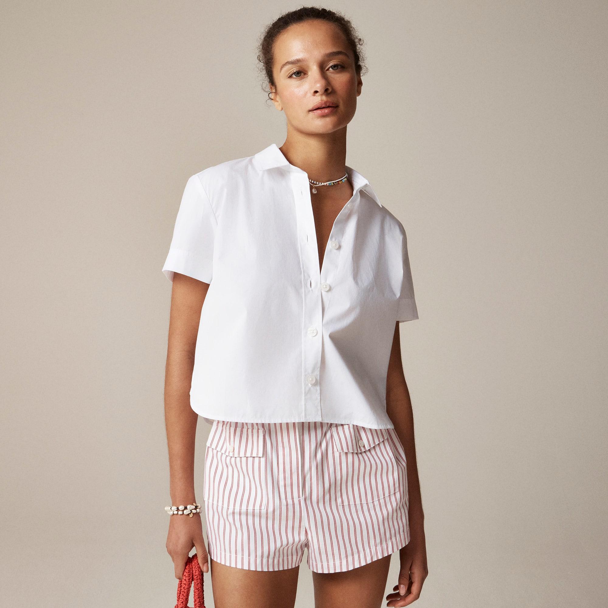 Gamine shirt in cotton poplin Product Image