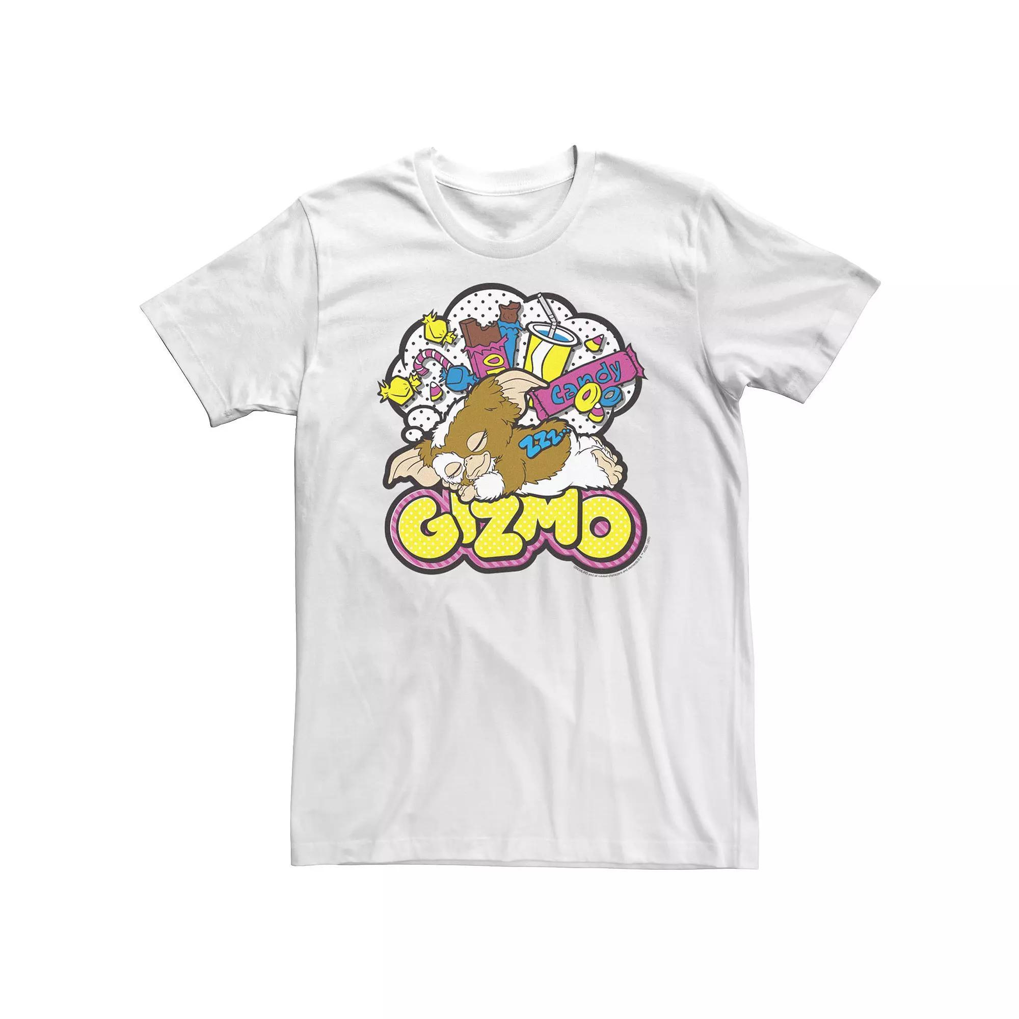 Big & Tall Gremlins Gizmo Candy Pop Art Tee, Men's, Size: XL Tall, White Product Image