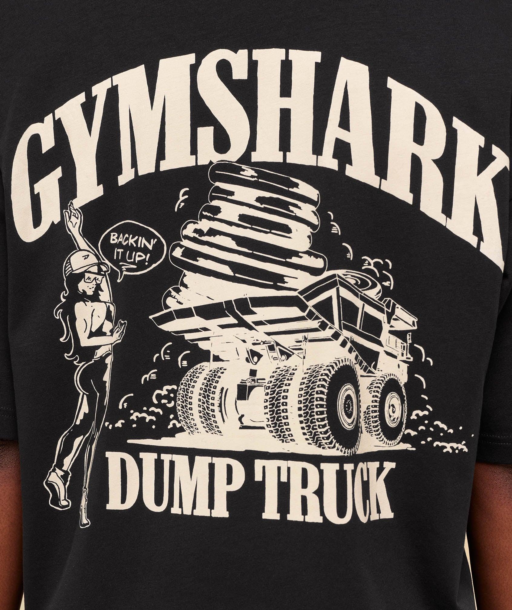 Dump Truck Graphic Oversized T-Shirt Product Image