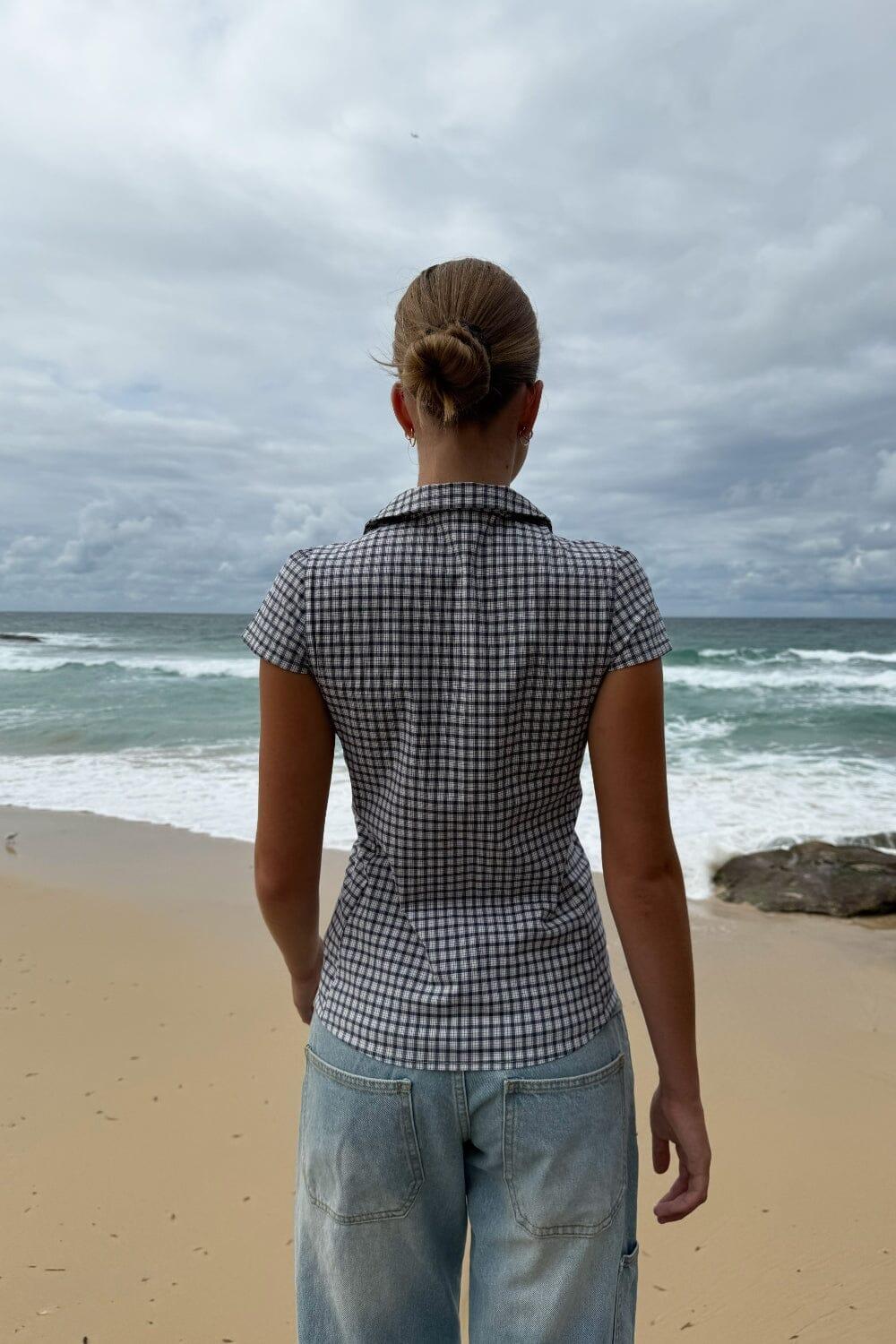 Rue Plaid Top Product Image