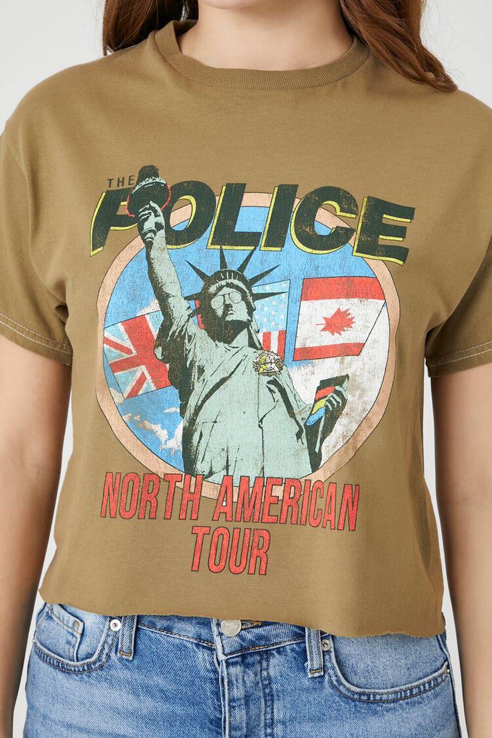 The Police Cropped Graphic Tee | Forever 21 Product Image