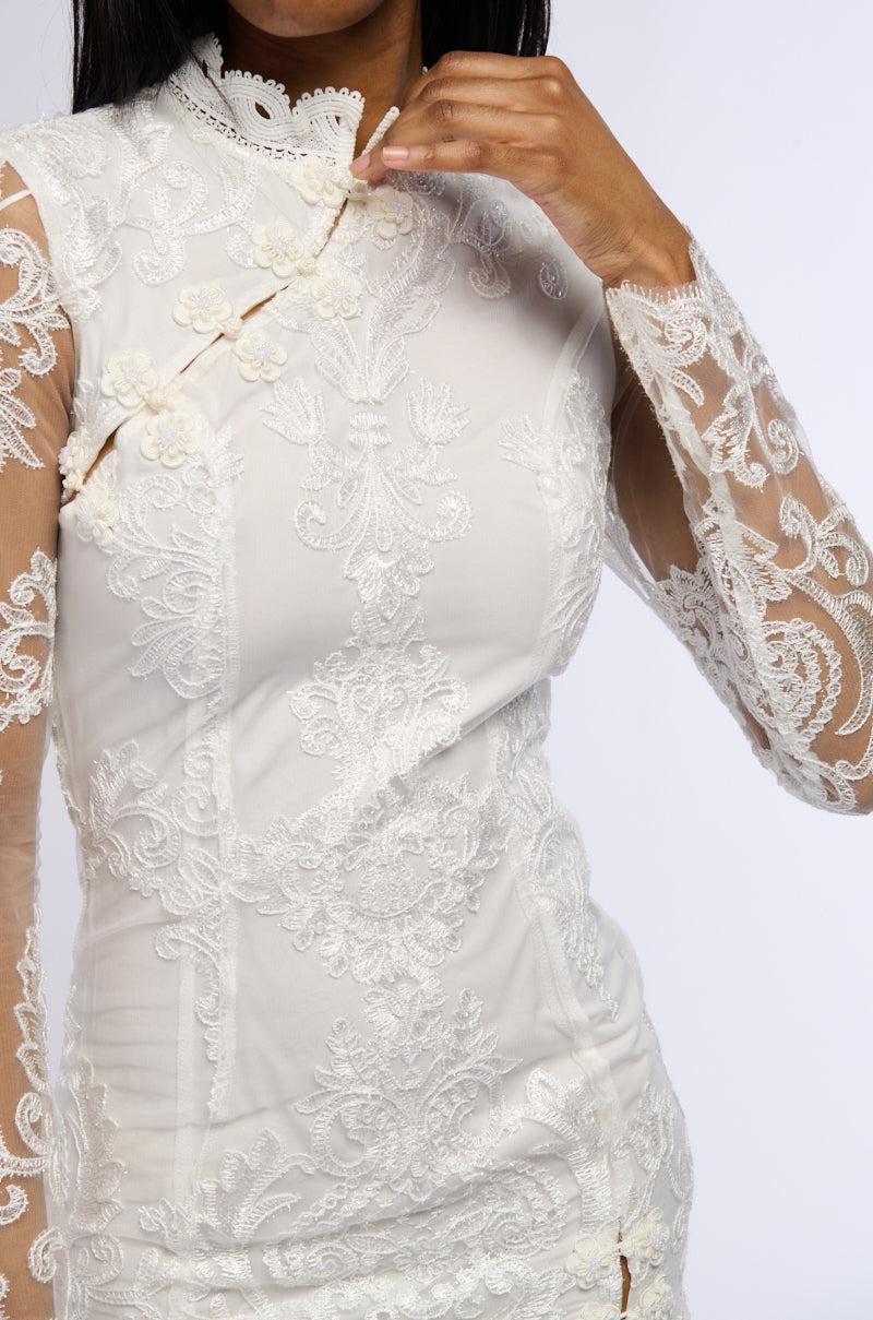 CHARLOTTE EMBROIDERED MINI DRESS Product Image