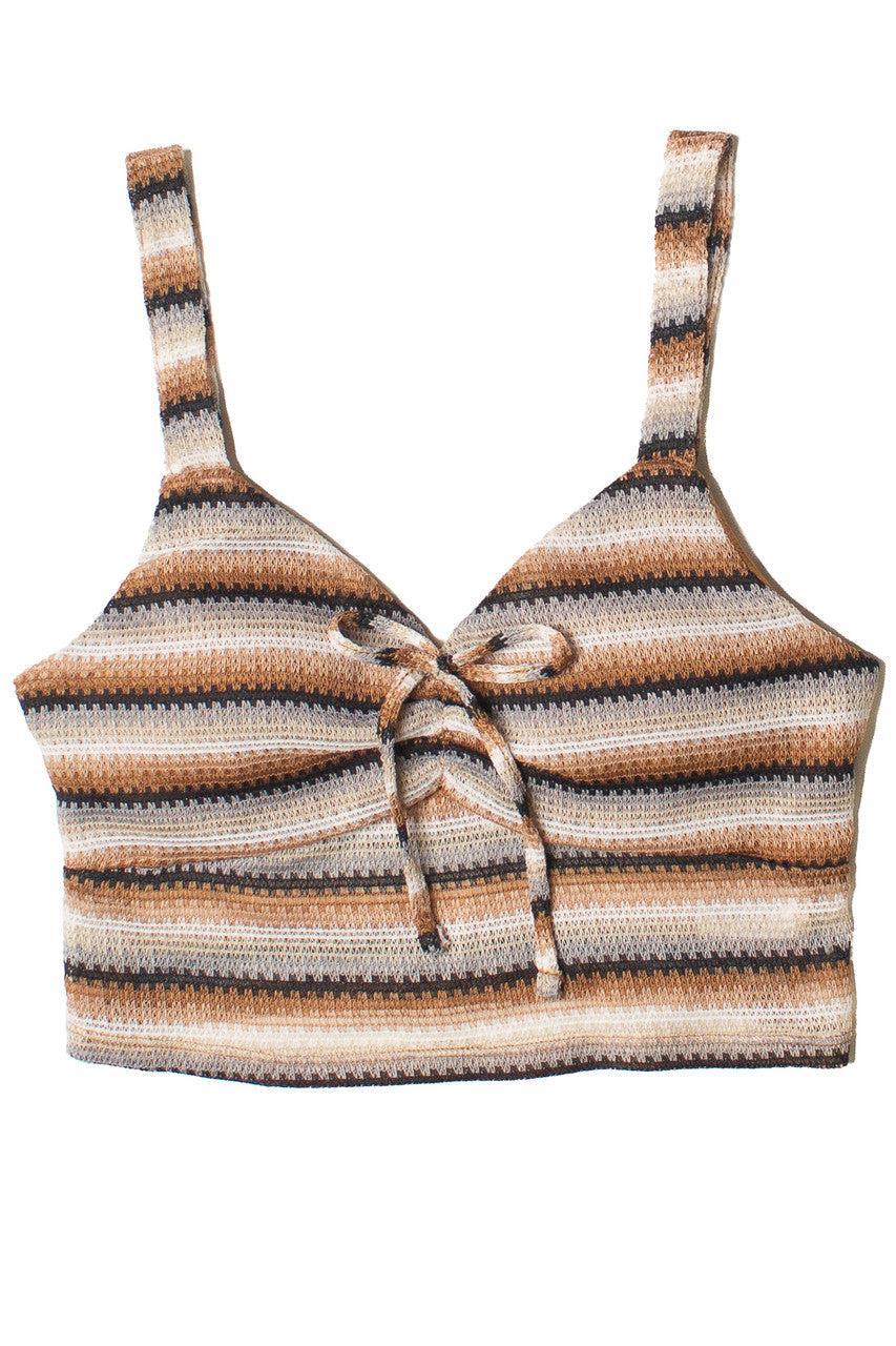 Crochet Stripe Shorts Product Image